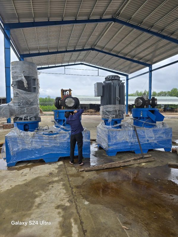 máy nén viên gỗ