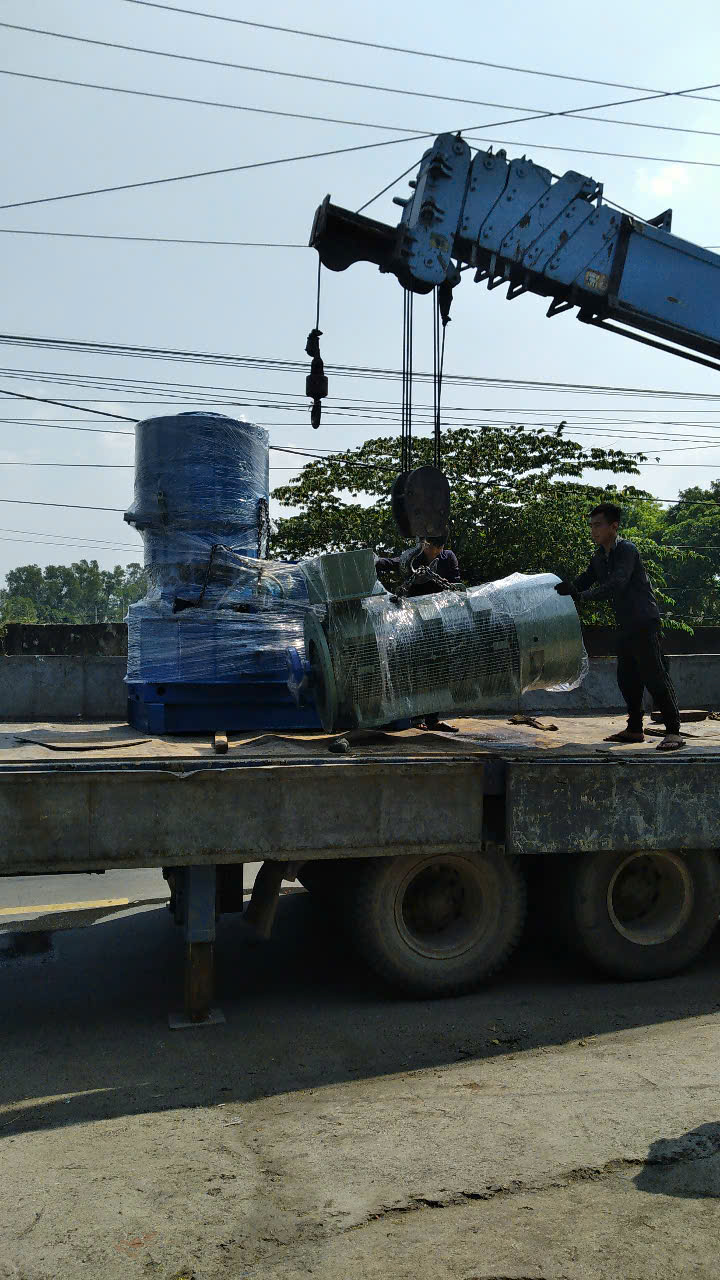 máy nén viên gỗ