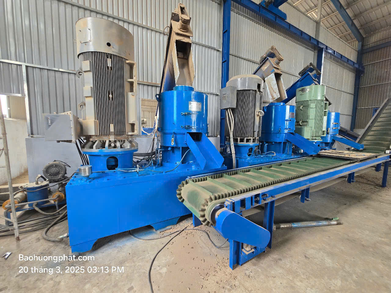 máy nén viên gỗ