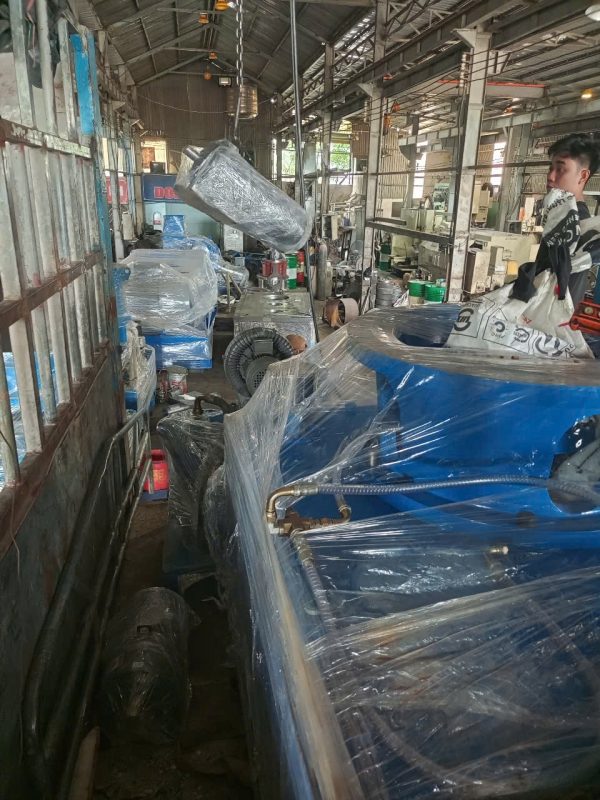 máy nén viên gỗ